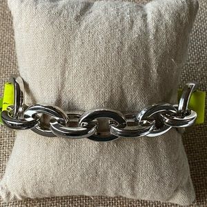 NWT Gypsy Soule Neon Yellow Leather Chain Bracelet